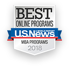 Best Online Programs 2018 U.S. News & World Report logo